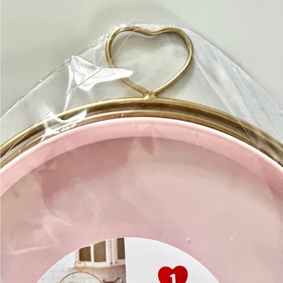 Target Bullseye 2024 Valentine’s Pink and Gold Tiered Tray - Picture 3 of 4